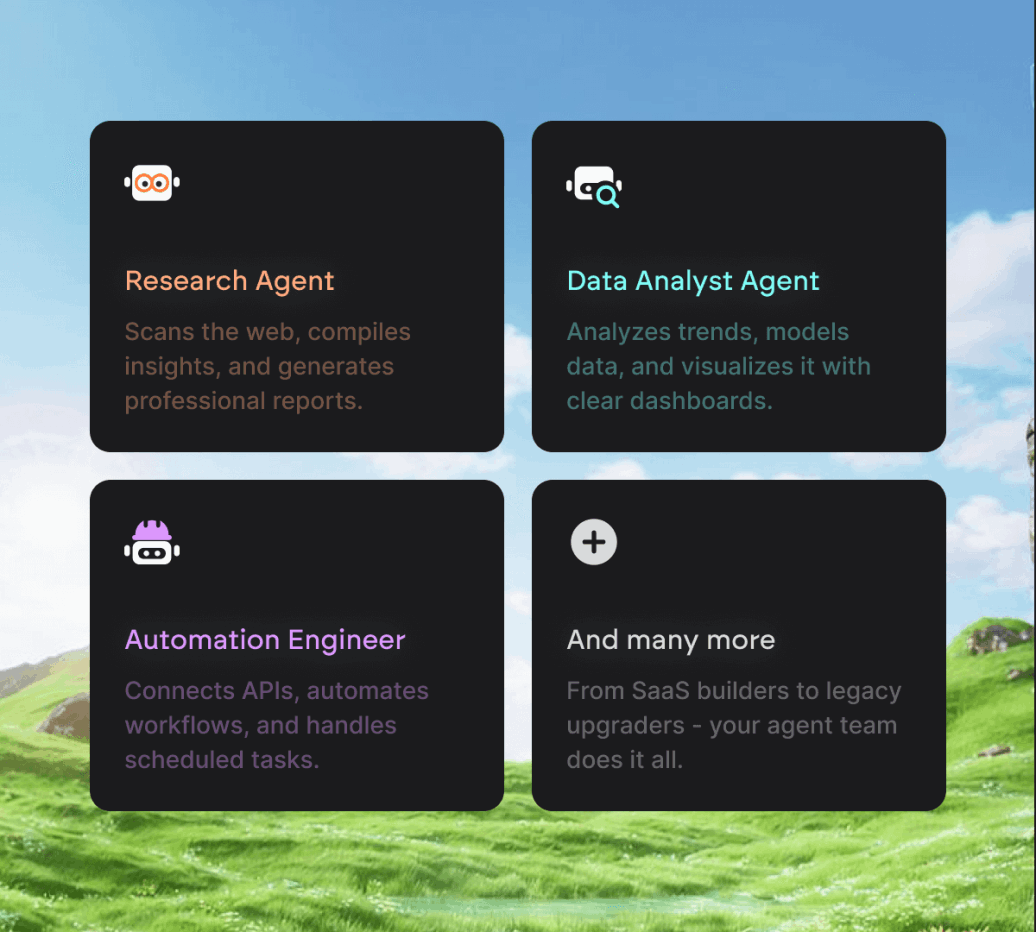 Build custom agents