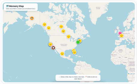 Location based memory app
